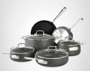 All-Clad HA1 Hard Anodized Nonstick Cookware Set 10 Piece