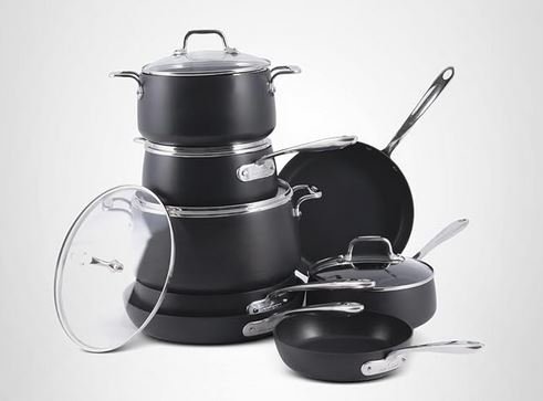 All-Clad HA1 Hard Anodized Nonstick Cookware Set 13 Piece