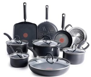 T-fal Ultimate Hard Anodized Nonstick Cookware Set 14 Piece