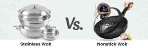 Stainless Steel vs. Non-Stick Woks