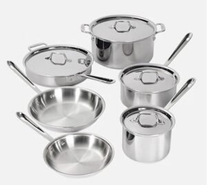 All-Clad D3® Stainless Steel Cookware Set