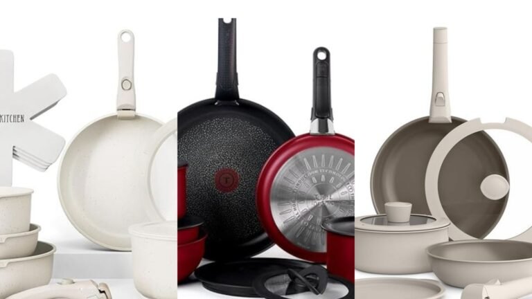 Best Nonstick Cookware Sets with Detachable Handles