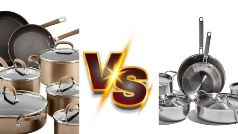 Hard Anodized Nonstick vs Stainless Steel