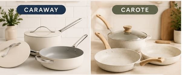 Caraway VS Carote Nonstick Cookware