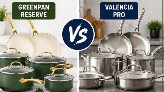 GreenPan Reserve vs. Valencia Pro Cookware Set Reviews