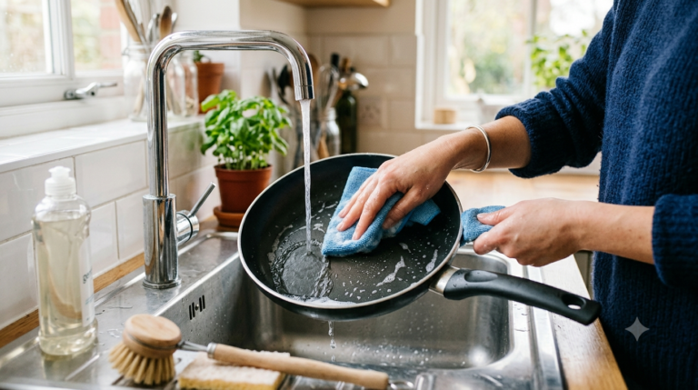 How to Clean a Teflon Frying Pan (Without Ruining It)