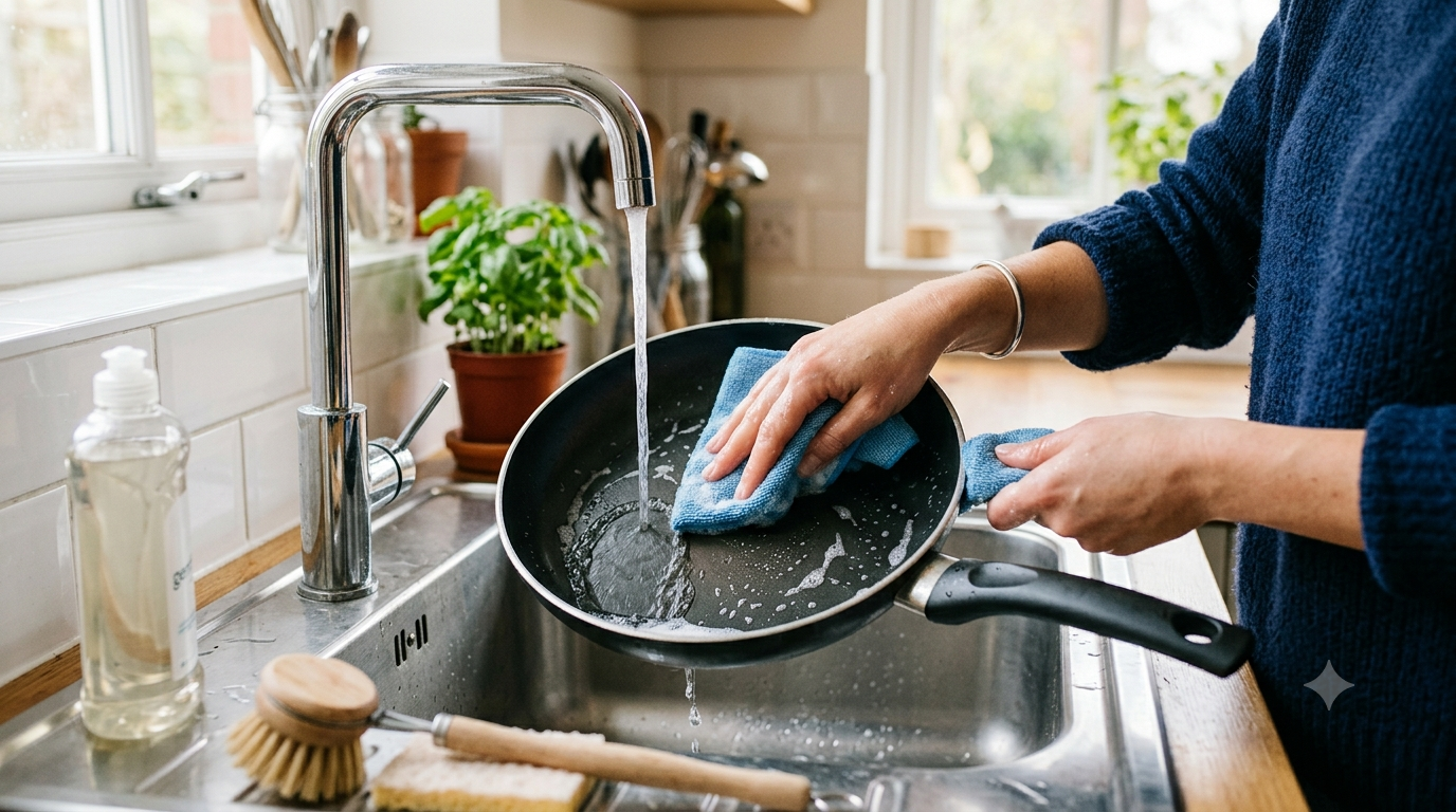How to Clean a Teflon Frying Pan (Without Ruining It)