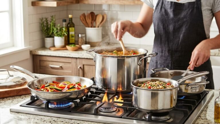 Anolon Stainless Steel Cookware Sets