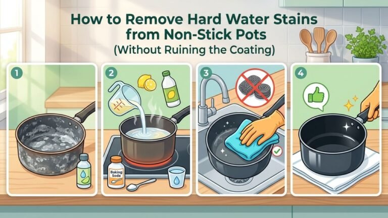 How to Remove Hard Water Stains from Non-Stick Pots (Without Ruining the Coating)