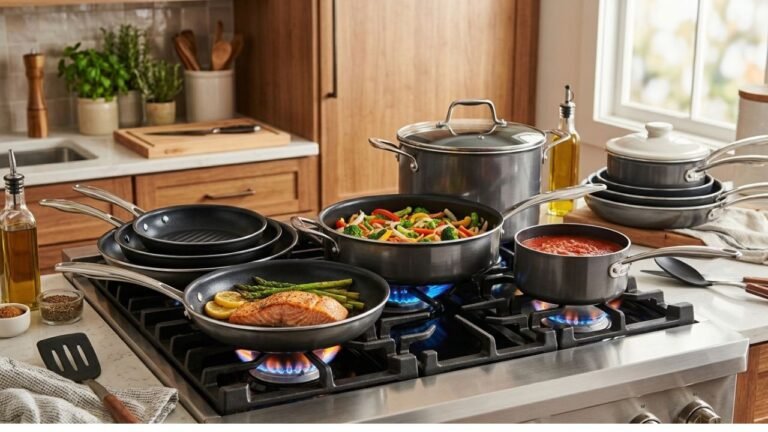 10 Best Nonstick Cookware for Gas Stoves: Durable Sets That Won’t Warp or Peel
