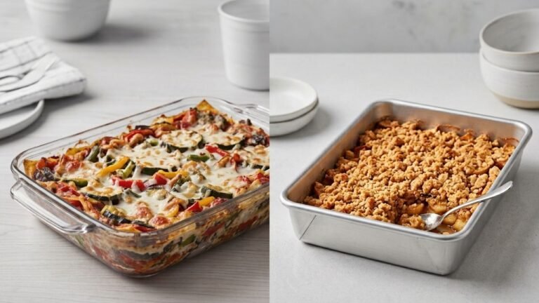 Glass vs Aluminum Pan